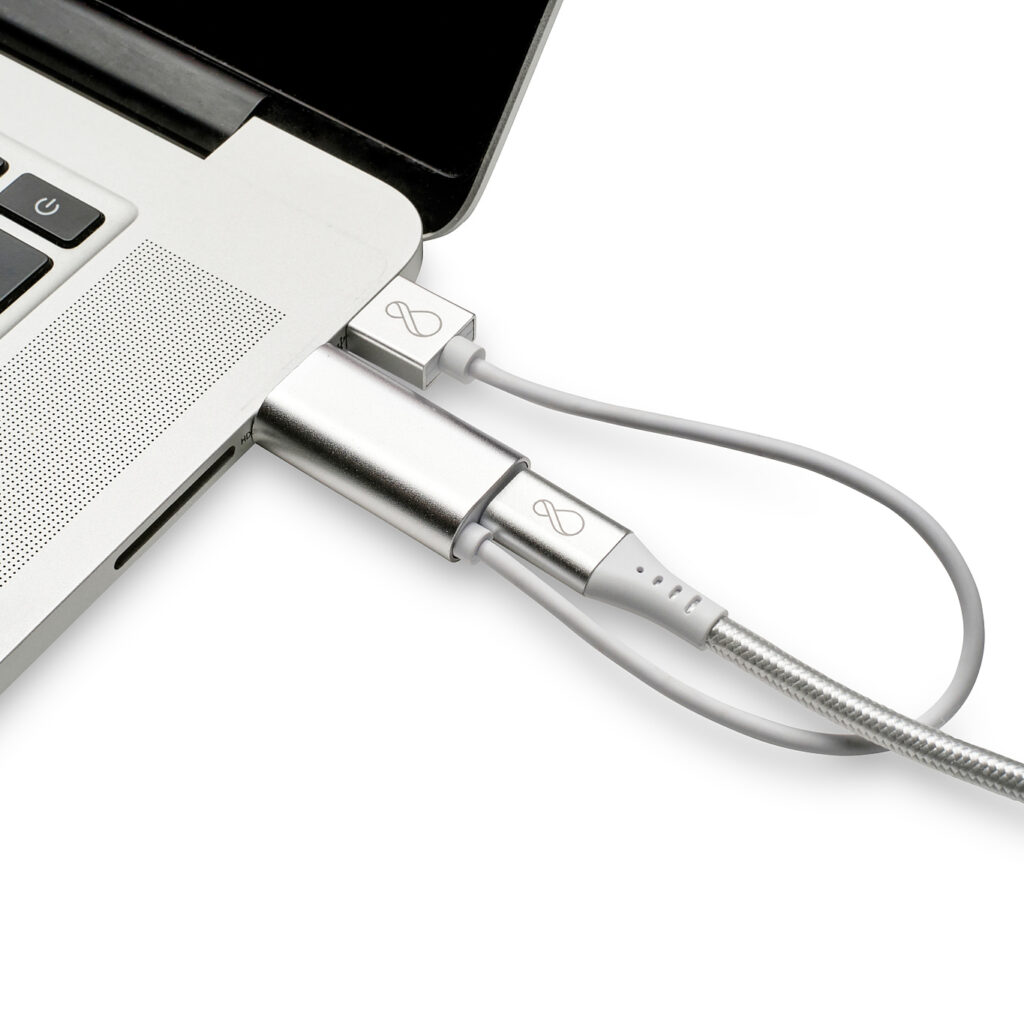 New laptops for everyone? No need. USB-C is the laptop industry’s port of choice. And there are of course adapters if needed.