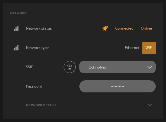 OMC network settings